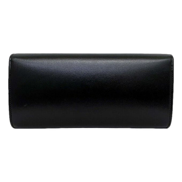 GG Black Leather Broadway Clutch
