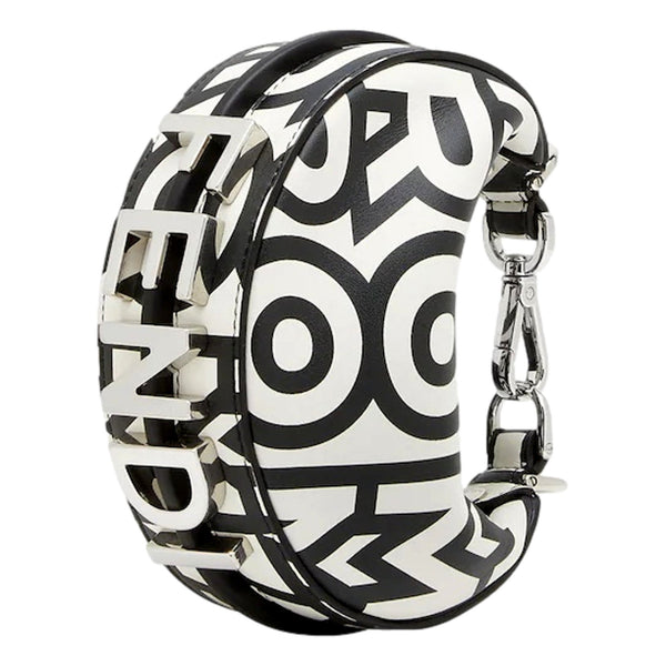 x Marc Jacobs Fendigraphy Black and White Hobo Nano Bag