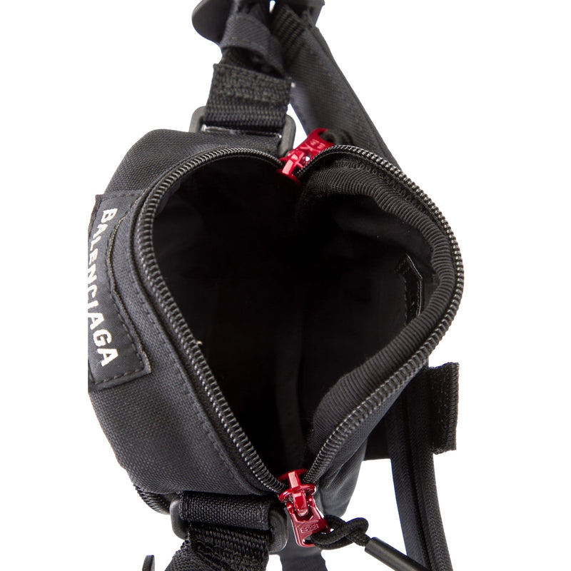 Nasa Logo Phone Holder Crossbody Bag Black Recycled Nylon