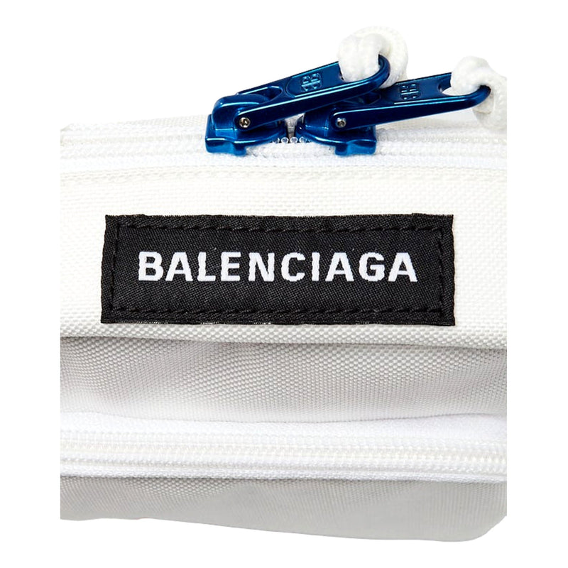 Nasa Logo Phone Holder Crossbody Bag White Recycled Nylon