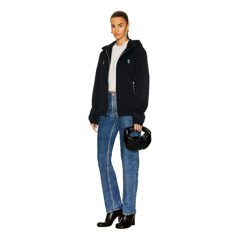 Jodie Mini Padded Top-Handle Handbag Black Nappa Leather
