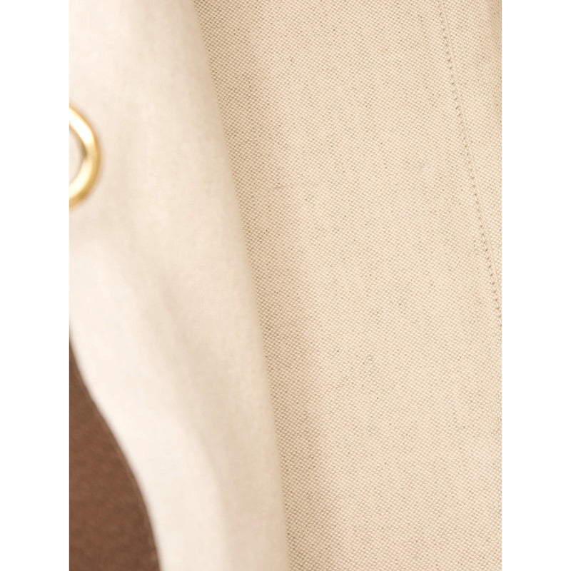 Beige Brown Canvas Jumbo GG Tote Bag Web Stripe Shoulder Strap
