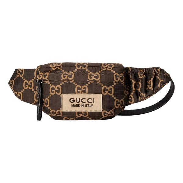 GG Ripstop Waist Bag Beige and Brown
