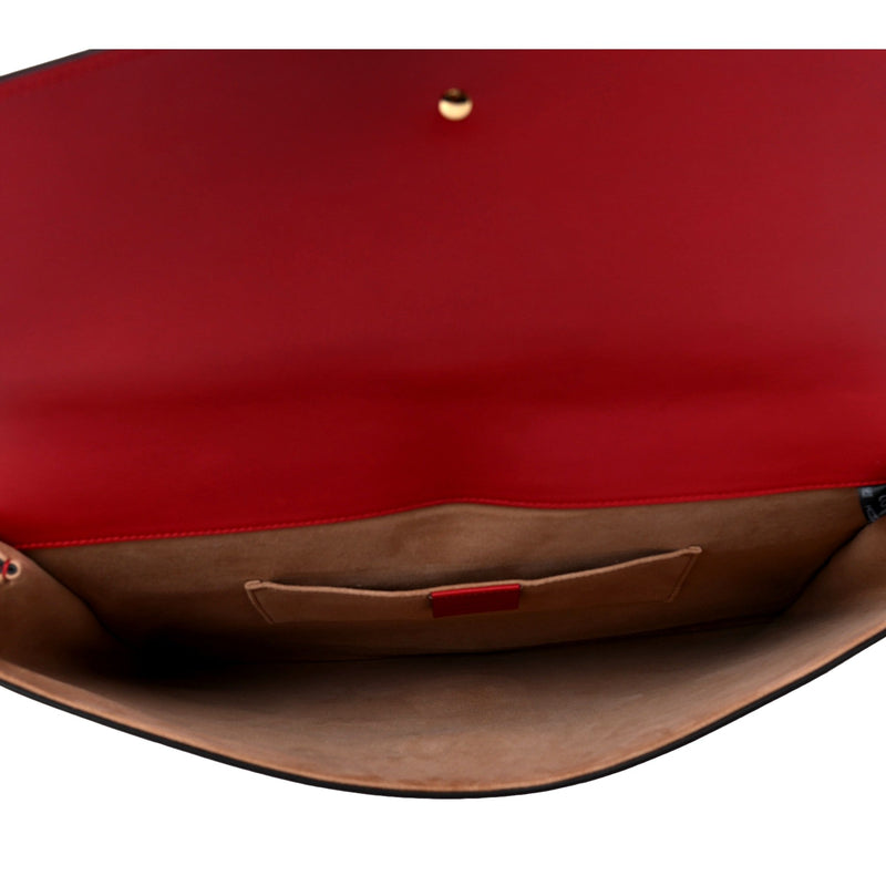 Maxi Sylvie Red Clutch
