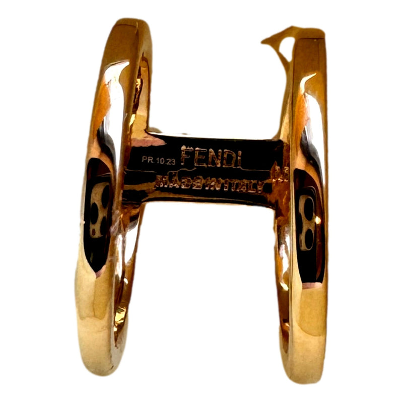 FF Oro Soft Logo Black and Gold Ring Medium