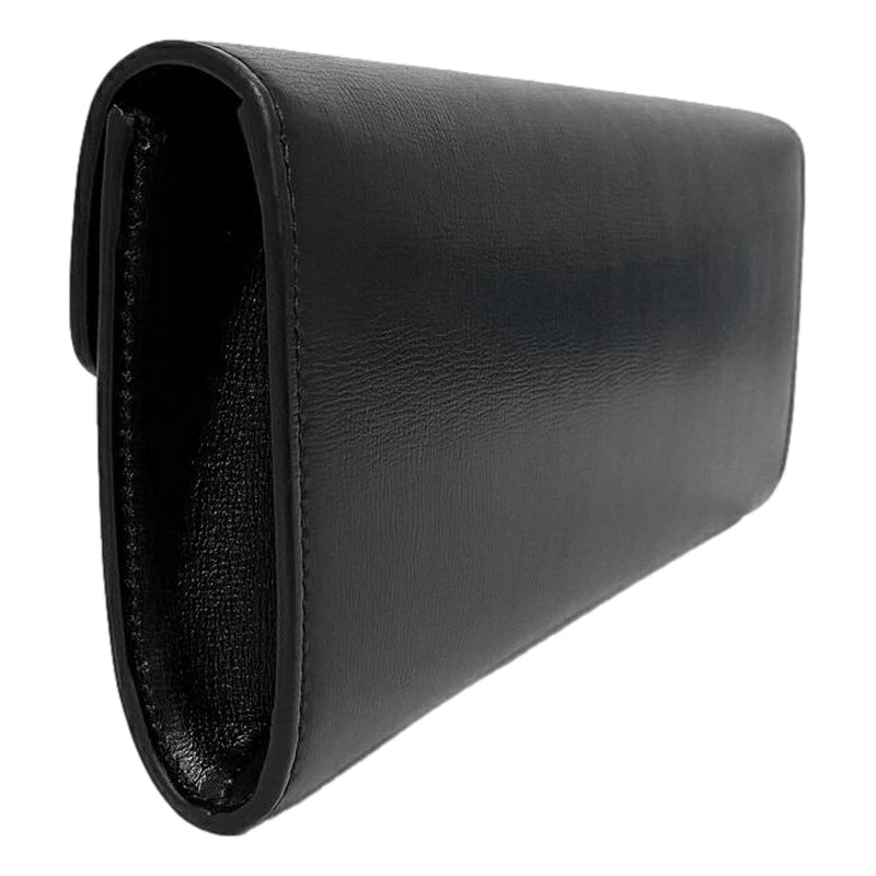 GG Black Leather Broadway Clutch