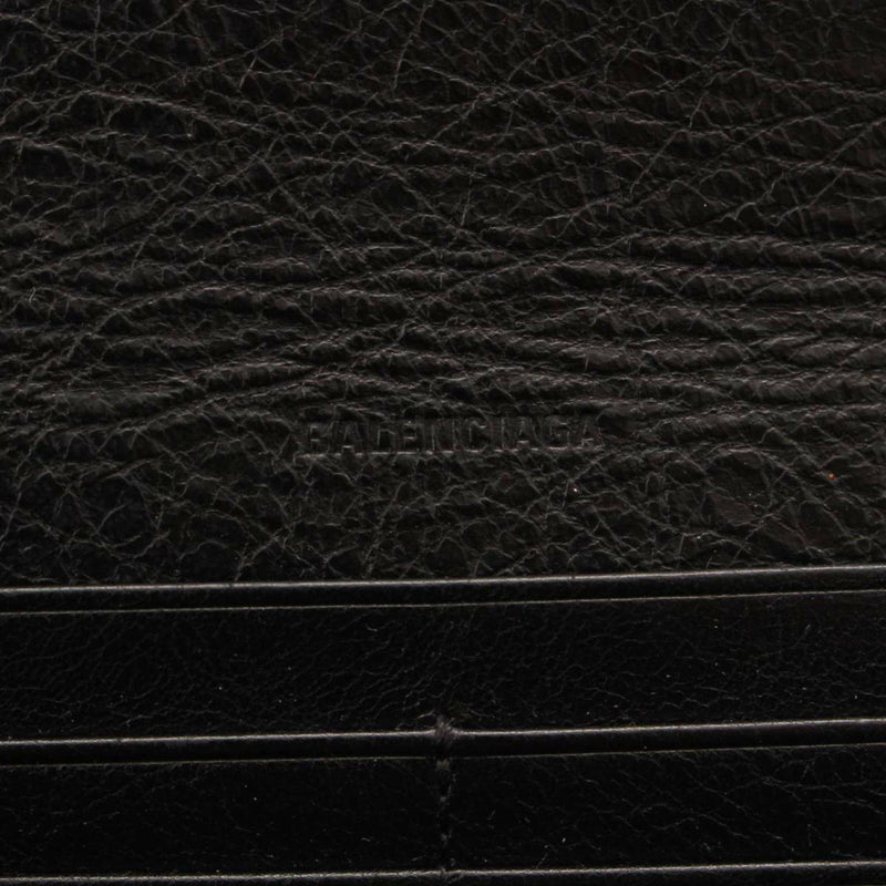 Antracite Grey Arena Leather Long Wallet