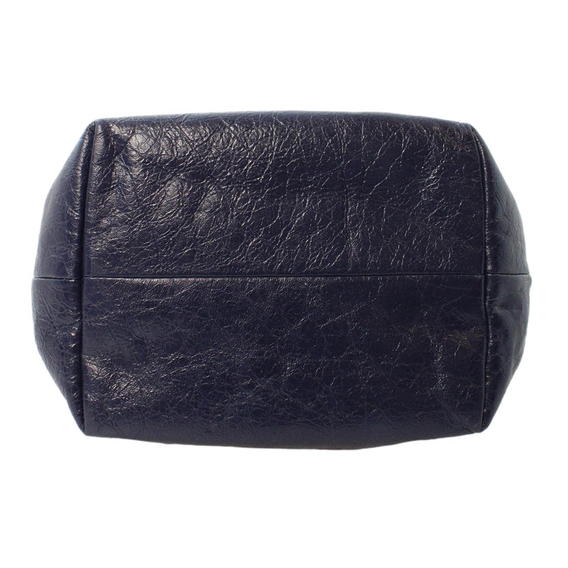 Arena Blue Lambskin Leather Flap Messenger Bag