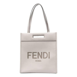 Roma Ghiaia Calf Leather Tote Bag