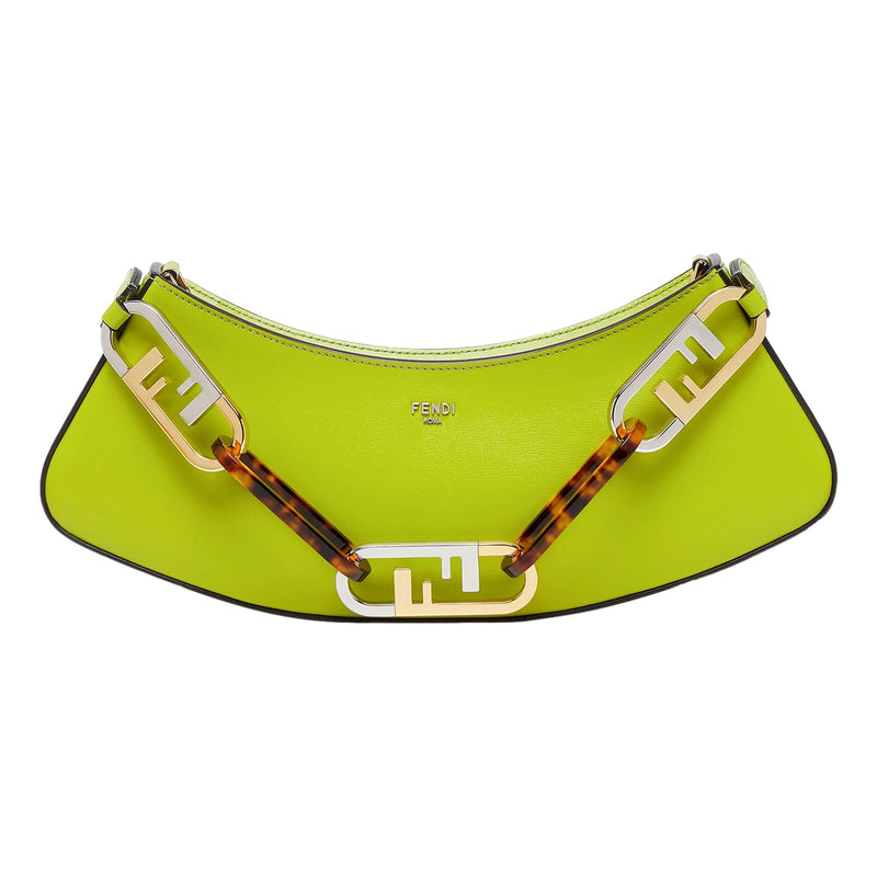 O'Lock Swing Wasabi Green Calf Leather Small Hobo Shoulder Bag