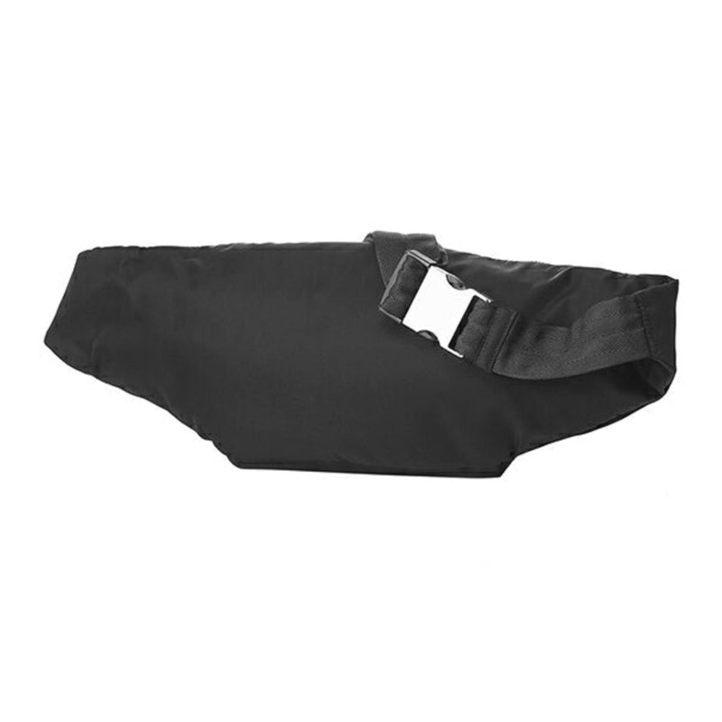 Marsupio Tessuto Nylon Triangle Logo Black Belt Bag