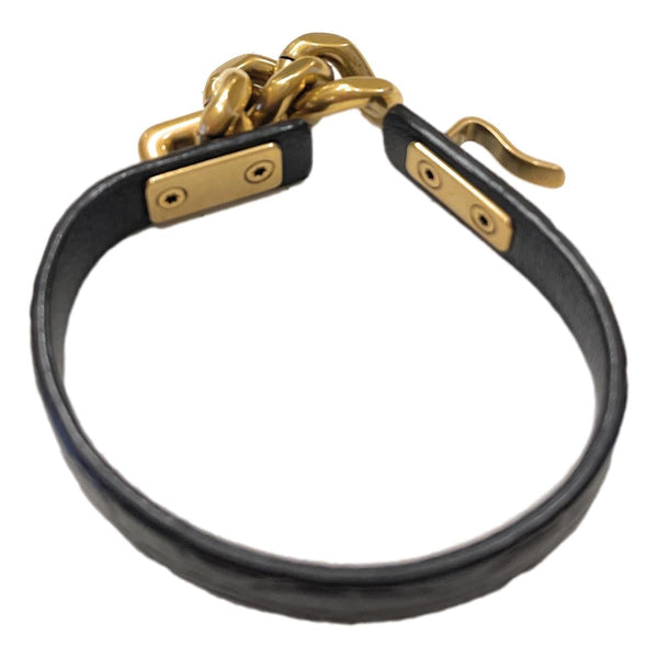 Croc Embossed Chain Link Bracelet